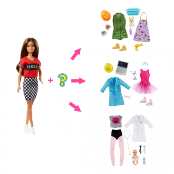 Кукла Barbie Загадочные профессии GLH64 Брюнетка 