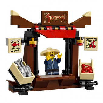 Lego Ninjago Ограбление киоска в НИНДЗЯГО Сити 70607 фото