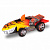 Hot Wheels HW90574 Машинка Хот вилс на батарейках свет+звук, акула желтая 13,5 см фото