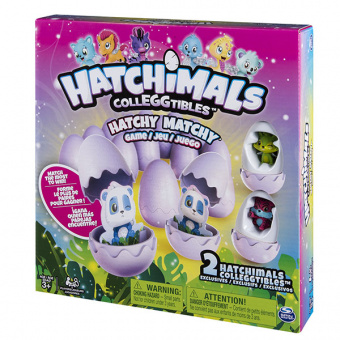 Hatchimals 34602 Хетчималс Настольная игра Memory + 2 коллекционные фигурки фото