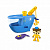 Mattel Octonauts W3144 Октонавты Шеллингтон и синяя подводная лодка