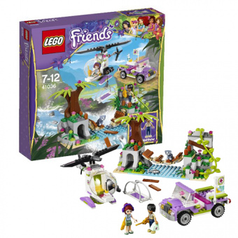 Конструктор Lego Friends 41036 Лего Джунгли: Спасательная операция на мосту фото
