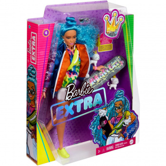 Кукла Barbie Экстра с голубыми волосами GRN30