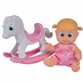 Кукла Бони с лошадкой-качалкой, 16 см Bouncin' Babies 803003