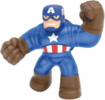 Гуджитсу Игрушка тянущаяся фигурка "Капитан Америка" 12 см. GooJitZu 38181