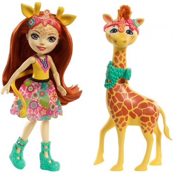 Mattel Enchantimals FKY74 Кукла с большой зверюшкой фото