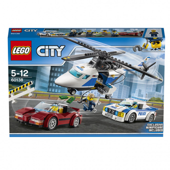 Lego City Стремительная погоня 60138 фото