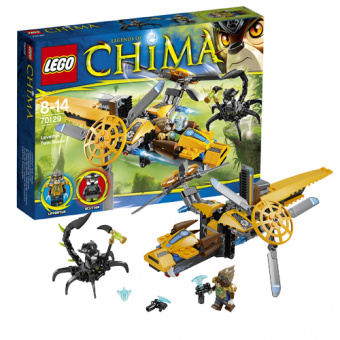 Конструктор Lego Legends of Chima 70129 Лего Легенды Чимы Двухроторный вертолет Лавертуса фото