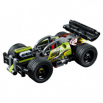 Лего Техник 42072 Зеленый гоночный автомобиль фото