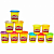Play-Doh 37058H Набор Пластилина из металлических и неоновых цветов (11 банок)