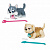 Pet Club Parade 18548 Пет Клаб Парад Фигурки собачек с косточками и поводком, в ассортименте