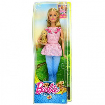 Barbie CLF97 Барби Сестра Barbie с питомцем