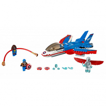Lego Super Heroes Воздушная погоня Капитана Америка 76076 фото