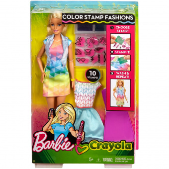 Кукла Barbie Крайола Цветной сюрприз FRP05