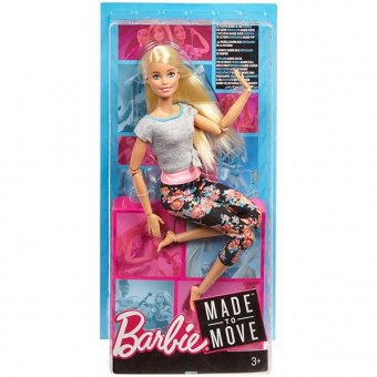 Барби Безграничные движения Блондинка Mattel Barbie FTG81, фото