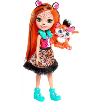 Mattel Enchantimals FRH39 Кукла с питомцем - Тигрица Тэнзи фото