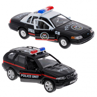 Welly 98160-4A Велли Игровой набор машин "Полиция" 4 шт. фото