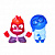 Игрушка Inside Out 61418 Минифигурки Печаль и Гнев, 3 см
