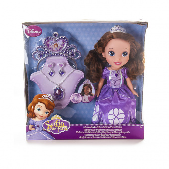 Игрушка Принцессы Дисней Кукла София 35 см с украшениями для девочек фото