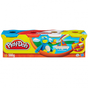 Play-Doh 22114 Набор пластилина из 4х банок (неон. цв.)