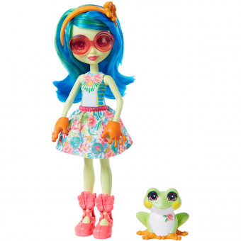 Кукла Тамика Квакша с любимой зверюшкой  Mattel Enchantimals GFN43 фото