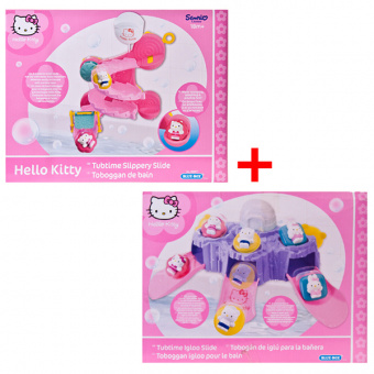 Hello Kitty 003077NB Хеллоу Китти Игровой набор для ванны Горка + подарок