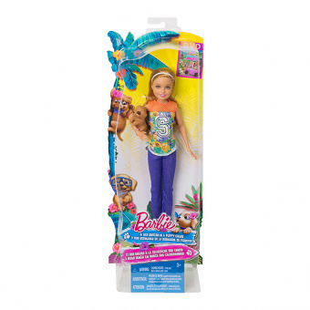 Barbie DMB28 Барби Сестра Barbie с питомцем