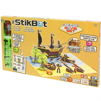 Стикбот набор "Пиратский корабль" Stikbot TST623P
