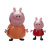 Peppa Pig 20837 Свинка Пеппа Набор "Семья Пеппы" из 2 фигурок, в ассортименте 2 шт