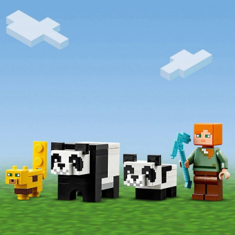 LEGO Minecraft Питомник панд 21158 фото