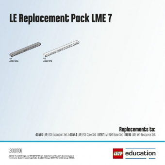 LEGO 2000706 LE набор с запасными частями LME 7 (от 10 лет) фото