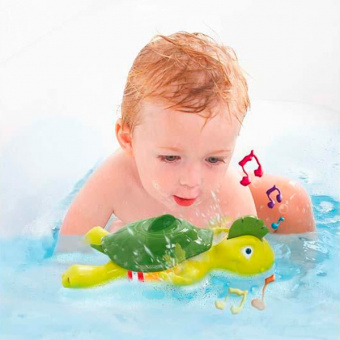 TOMY BathToys T2712 Томи Игрушки для ванны Поющая черепаха