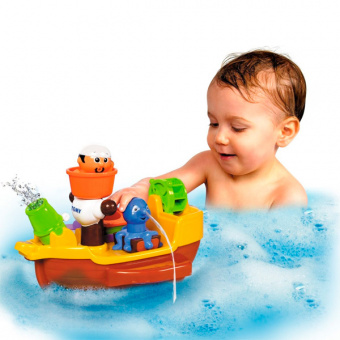 TOMY BathToys T71602 Томи Игрушки для ванны Пиратский корабль для ванной