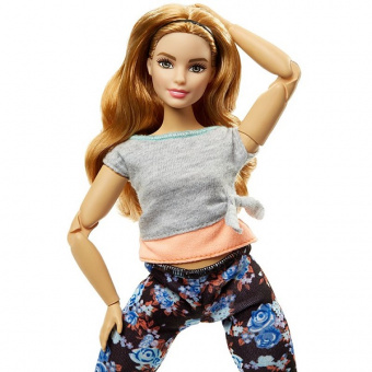 Барби Безграничные движения Шатенка Mattel Barbie FTG84, фото