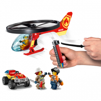 Конструктор ЛЕГО Город Пожарный спасательный вертолёт LEGO City 60248 фото