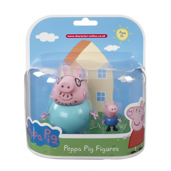 Peppa Pig 20837 Свинка Пеппа Набор "Семья Пеппы" из 2 фигурок, в ассортименте 2 шт