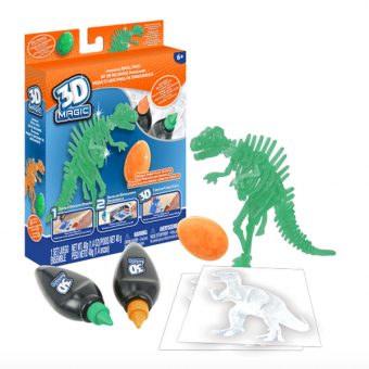 3D Magic 83001 Тематический набор для создания объемных моделей- тиранозавр рекс