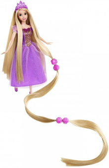 Disney Princess Кукла Рапунцель в наборе с аксессуарами Артикул BDJ52 Mattel 29 см фото