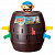 TOMY Games T7028 Томи Игра "Хитрый Пират"