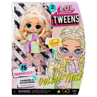Кукла ЛОЛ Подростки LOL Surprise Tweens Goldie Twist 2 серия 579571