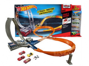 Hot Wheels X2586 Figure 8 Raceway + 6 машин фото
