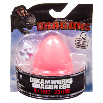 Dragons 66603 Дрэгонс 4 дракона в пластмассовом яйце (в ассортименте)