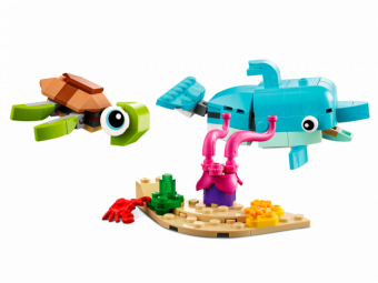 Конструктор Дельфин и черепаха Lego Creator 31128  фото