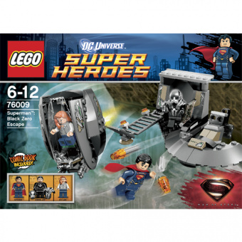 Lego Super Heroes Супермен: Побег с корабля Black Zero 76009 фото
