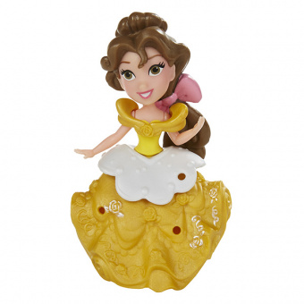 Hasbro Disney Princess B5346 Маленькая кукла и модные аксессуары Белль и гостиная фото