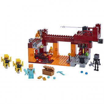 Конструктор ЛЕГО Майнкрафт Мост ифрита LEGO Minecraft 21154 фото
