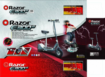 Электросамокат с сиденьем Razor E300S фото