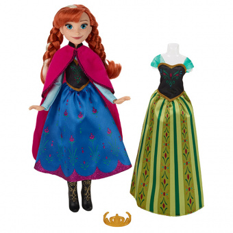 Hasbro Disney Princess B5171 Кукла Холодное Сердце со сменным нарядом Анна фото