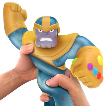 Гуджитсу Игрушка тянущаяся фигурка "Танос" Marvel 20 см. GooJitZu 