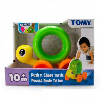 TOMY PlasticToys T72200 Томи Развивающие игрушки Черепашка "Нажимай и догоняй" фото